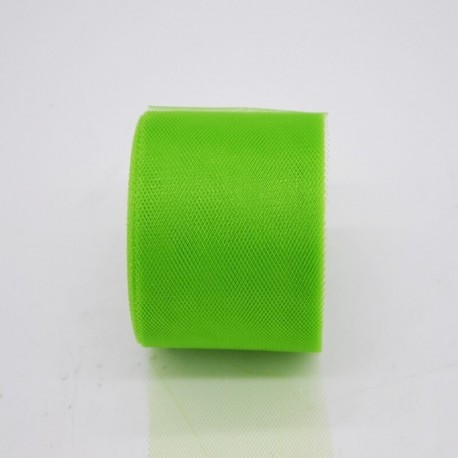 M11 - 5 cm * 25 yardos kristály tüll hálós tekercs Organza Tutu szövetszalag tekercses ajándékdoboz csomagolás esküvői