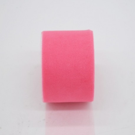 M12 - 5 cm * 25 yardos kristály tüll hálós tekercs Organza Tutu szövetszalag tekercses ajándékdoboz csomagolás esküvői