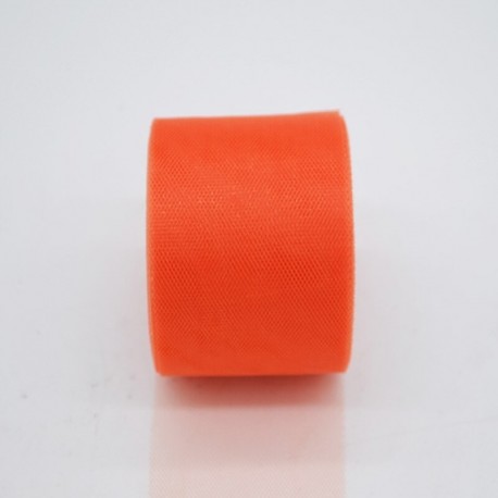 M14 - 5 cm * 25 yardos kristály tüll hálós tekercs Organza Tutu szövetszalag tekercses ajándékdoboz csomagolás esküvői