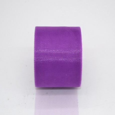 M17 - 5 cm * 25 yardos kristály tüll hálós tekercs Organza Tutu szövetszalag tekercses ajándékdoboz csomagolás esküvői