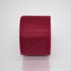 M18 - 5 cm * 25 yardos kristály tüll hálós tekercs Organza Tutu szövetszalag tekercses ajándékdoboz csomagolás esküvői