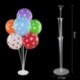 1Set 80 cm-es állvány - 70/100 / 145cm léggömb állvány léggömb tartó oszlop konfetti léggömb baba zuhany gyerekek