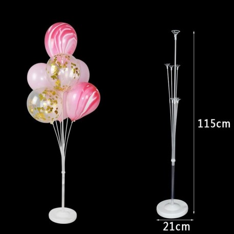 1Set 115 cm-es állvány - 70/100 / 145cm léggömb állvány léggömb tartó oszlop konfetti léggömb baba zuhany gyerekek
