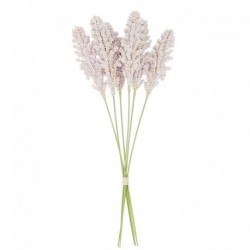 D - 6db / csomag PE levendula művirág házikert esküvői csokor dekoráció karácsonyi hamis növény barkács váza