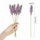 F - 6db / csomag PE levendula művirág házikert esküvői csokor dekoráció karácsonyi hamis növény barkács váza