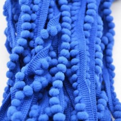 királykék - Csipke szövet 5 yard 11mm varrási kiegészítők