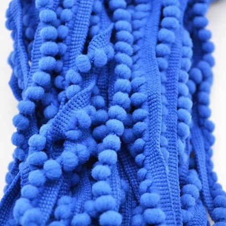 királykék - Csipke szövet 5 yard 11mm varrási kiegészítők