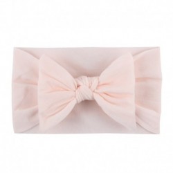 B - Újszülött fejpánt fejfedő turbán csomózott íj baba haj kiegészítők hajszalagok kislányoknak tipegő rugalmas