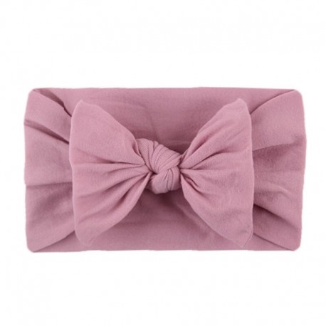 D - Újszülött fejpánt fejfedő turbán csomózott íj baba haj kiegészítők hajszalagok kislányoknak tipegő rugalmas