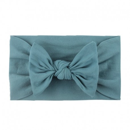 L - Újszülött fejpánt fejfedő turbán csomózott íj baba haj kiegészítők hajszalagok kislányoknak tipegő rugalmas