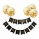 set4 - 6db / készlet Boldog születésnapot Levél Banner Garland konfetti Latex léggömbökkel Fiú lány Gyerekek