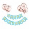 set10 - 6db / készlet Boldog születésnapot Levél Banner Garland konfetti Latex léggömbökkel Fiú lány Gyerekek