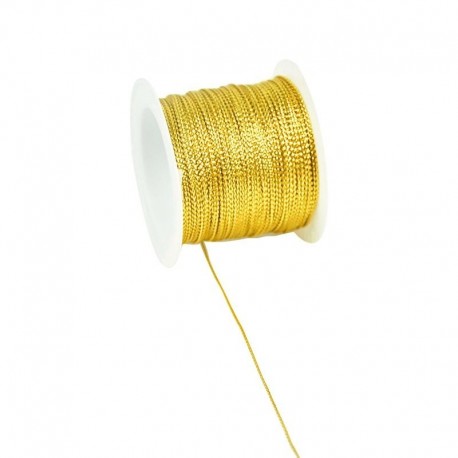Arany - 20M / tekercs 1mm arany kötél zsineg szalagok esküvői karácsonyi ajándékdoboz csomagolózsinórok öv DIY