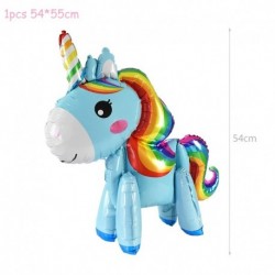 Egyszarvú-G - Szivárvány egyszarvú lufi szám fólia Globos gyerek lány 1. egyszarvú születésnapi party dekorációs