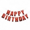 fényes vörös - 1Set Boldog születésnapot szalaghirdetés Születésnapi party dekoráció szalag arany betűkkel függő