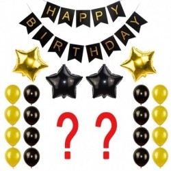 Egyéb számok - Születésnapi party dekorációs készlet boldog születésnapot szalagcím héliumszám léggömb gyerek