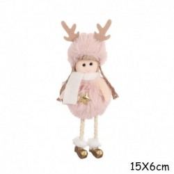 Stílus15 - Karácsonyi arctalan baba karácsonyi díszek Vidám karácsonyi díszek otthoni karácsonyfa függő dekorációhoz