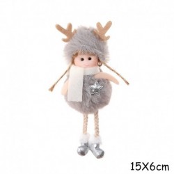 Stílus16 - Karácsonyi arctalan baba karácsonyi díszek Vidám karácsonyi díszek otthoni karácsonyfa függő dekorációhoz