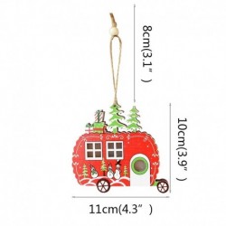 Stílus3 - 1db LED karácsonyi díszek fából készült függő medálok csillag karácsonyfa karácsonyi díszek otthoni parti