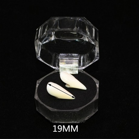 19mm dobozával - DIY Környezetbarát gyanta Vámpírfogak