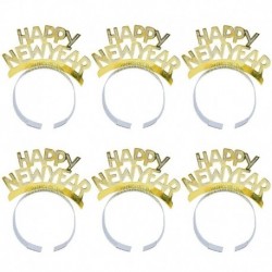 Arany - 6db csillogó boldog új évet 2021-es fejpánt