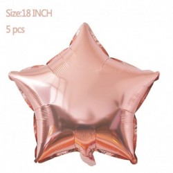 5db csillag - Rózsa arany lufi esküvői dekoráció rendezvény party szív léggömb fólia boldog születésnapot lufi