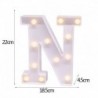 N - 21 cm LED-es éjszakai fény 26 angol ábécé száma elemlámpa romantikus esküvői party dekoráció karácsonyi