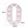 O - 21 cm LED-es éjszakai fény 26 angol ábécé száma elemlámpa romantikus esküvői party dekoráció karácsonyi