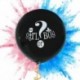 1db 36 hüvelykes lufi - 36 hüvelykes fiú vagy lány léggömb nemű felfedő party fekete latex ballon kék rózsaszín