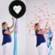 kék rózsaszín készlet - 36 hüvelykes fiú vagy lány léggömb nemű felfedő party fekete latex ballon kék rózsaszín