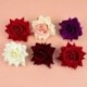 lila - 5 / 10db flanel selyem rózsa virág fej otthoni party esküvői dekoráció művirágok csokor DIY koszorú scrapbooking