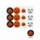 10lap 120db - 120db 3cm-es Halloween tök szellem kézzel készített csomagoló pecsételő matrica