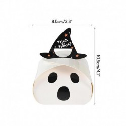 szellem - 10db Halloween cukorkás dobozos ajándékdobozok trükk vagy csemege gyerekeknek ajándék tök szellem cukorka