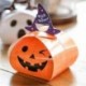 szellem - 10db Halloween cukorkás dobozos ajándékdobozok trükk vagy csemege gyerekeknek ajándék tök szellem cukorka