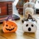 szellem - 10db Halloween cukorkás dobozos ajándékdobozok trükk vagy csemege gyerekeknek ajándék tök szellem cukorka