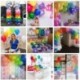 120db keverék - 120db 12 hüvelykes szivárvány latex léggömbök egyszarvú ballon girland ív esküvői gyerekek 1.