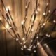 meleg fehér - 20LED fűzfa ágú lámpa LED fény karácsonyi születésnapi party esküvői lakberendezési elemek