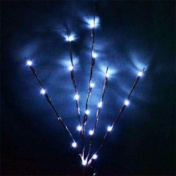 hideg feher - 20LED fűzfa ágú lámpa LED fény karácsonyi születésnapi party esküvői lakberendezési elemek