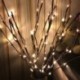 kék - 20LED fűzfa ágú lámpa LED fény karácsonyi születésnapi party esküvői lakberendezési elemek akkumulátoros