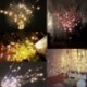 lila - 20LED fűzfa ágú lámpa LED fény karácsonyi születésnapi party esküvői lakberendezési elemek akkumulátoros