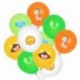 tigris - 10db dzsungel állati léggömbök 12 hüvelykes latex léggömb hélium Air Globos gyerekek szafari születésnapi