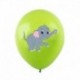 elefánt - 10db dzsungel állati léggömbök 12 hüvelykes latex léggömb hélium Air Globos gyerekek szafari születésnapi