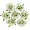 L - 5 / 10db 7cm selyem rózsa művirág fej esküvői party otthoni dekorációhoz barkácsolás karácsonyi koszorú scrapbook