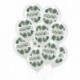 10db készlet - 1Set Dinosaur Confetti Latex Balloons Happy Birthday Banner Jungle Wild Animal Kids Birthday Party Decoration