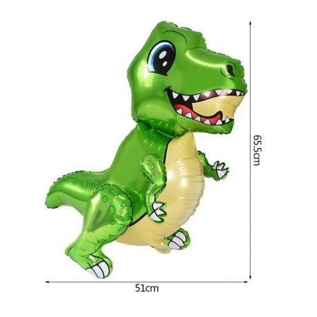 1db dinoszaurusz - 1Set Dinosaur Confetti Latex Balloons Happy Birthday Banner Jungle Wild Animal Kids Birthday Party Decoration