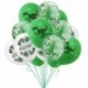 7db szám1 készlet - 1Set Dinosaur Confetti Latex Balloons Happy Birthday Banner Jungle Wild Animal Kids Birthday Party