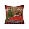 Z17 - Vászon karácsonyi párnahuzat párnahuzat kanapé párnahuzatok párnahuzatok karácsonyi díszek otthoni Navidad Xmas