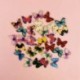 50db - 50db Vegyes pillangó fából készült gombok Kézzel készített gyerekruhák Varrógombok DIY kézműves Scrapbooking