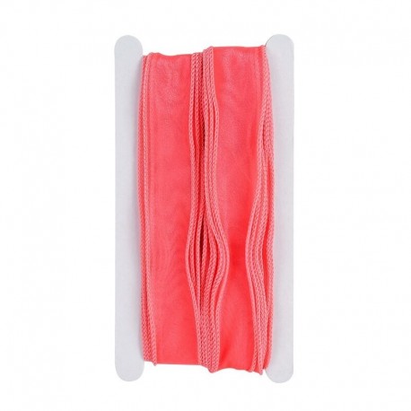 B09 (2) - 10Yard 30mm selyem Organza szalag hullám csipke szalag íj anyag DIY ajándékcsomagolás kézzel készített varrás