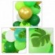 94db készlet - 94db Zöld Latex Léggömbök Garland Arch Kit Jungle Safari téma Party kellékek Gyerekek Születésnapi party